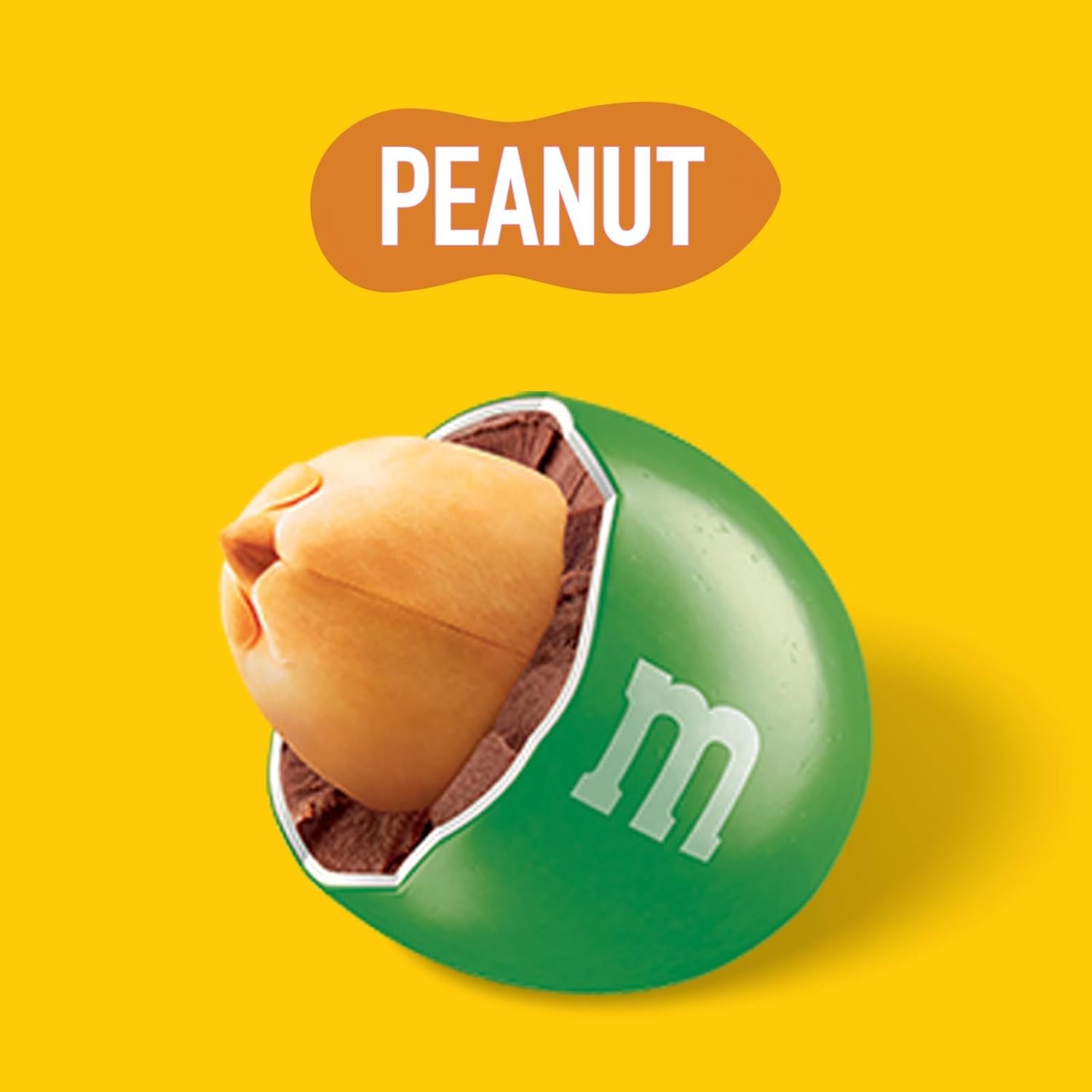 M&M's Peanut, chokolade stor pakke som chokolade, 24 x 45 g, jordnøddesmag chokoladelinser som slik, chokoladegave (1080 g) - Image 7